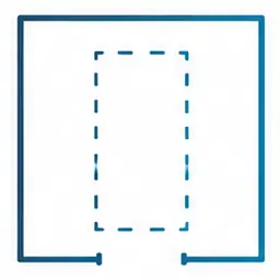 Schematic: 1-car garage