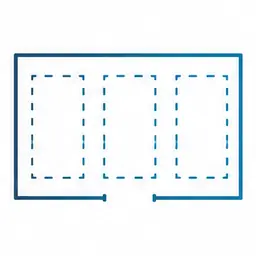Schematic: 3-car garage