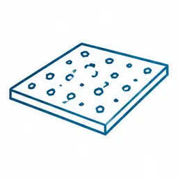 Schematic: Flake (chip) epoxy, full broadcast