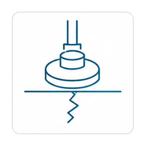 Schematic icon: Garage Floor Prep and Crack Repair