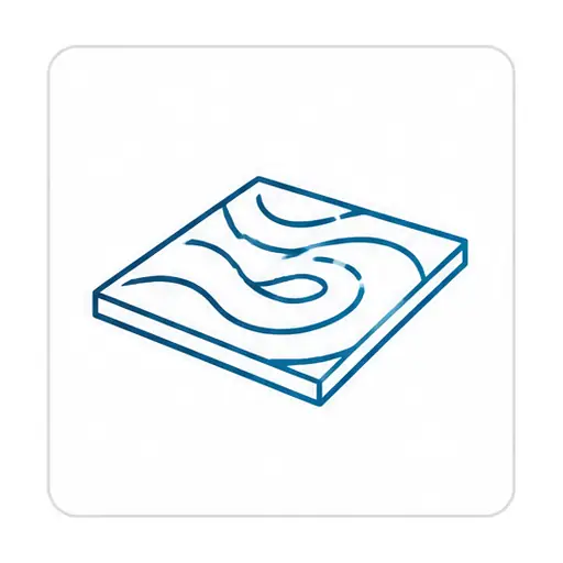 Schematic icon: Metallic Epoxy Garage Floor