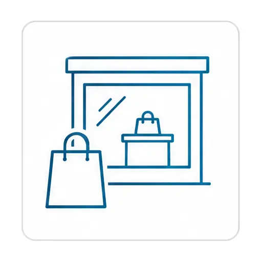 Schematic icon: Retail and Showroom Epoxy Floors