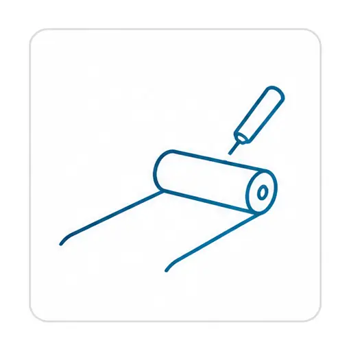 Schematic icon: Solid-Color Epoxy Garage Floor